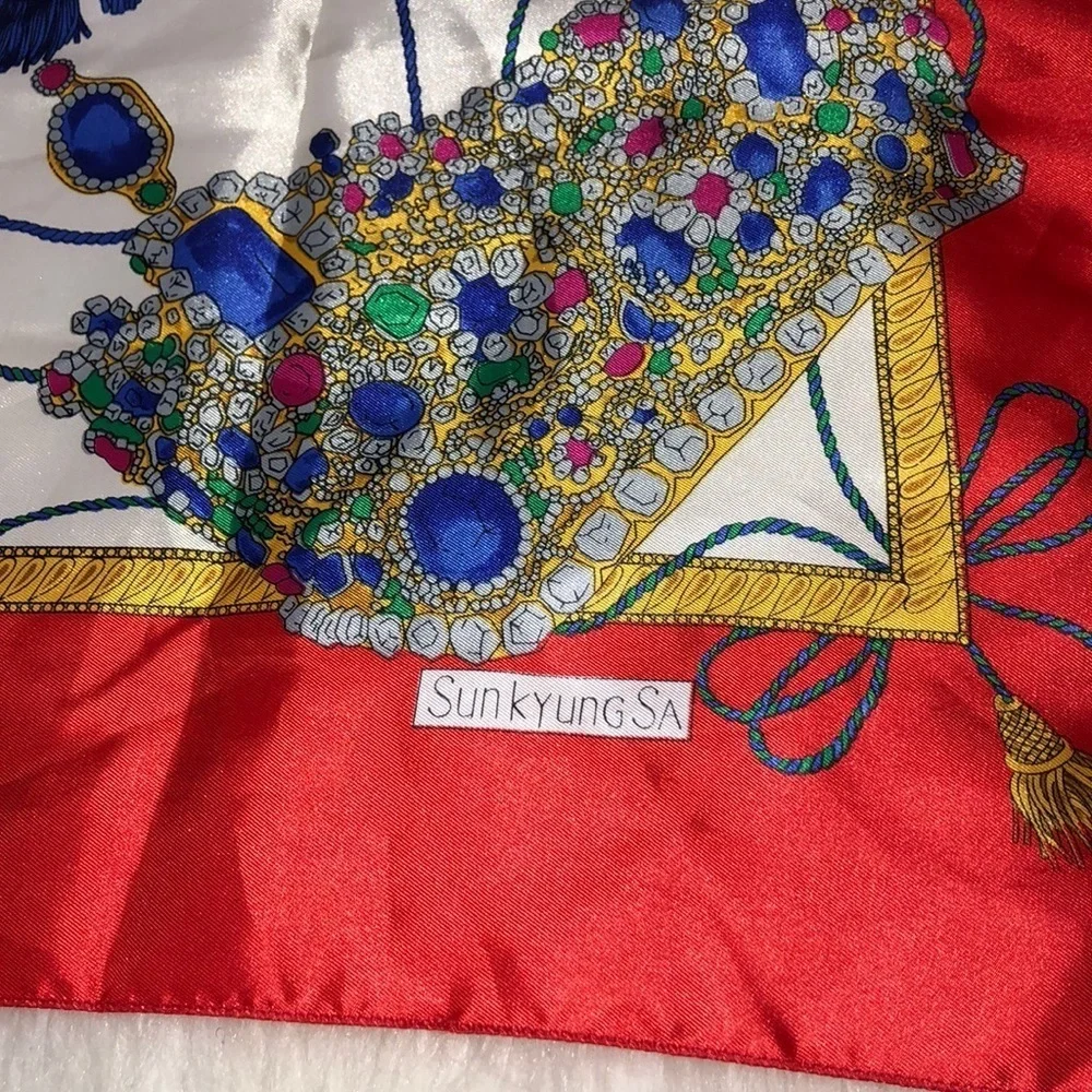 Vintage Sunkyung Sa large scarf